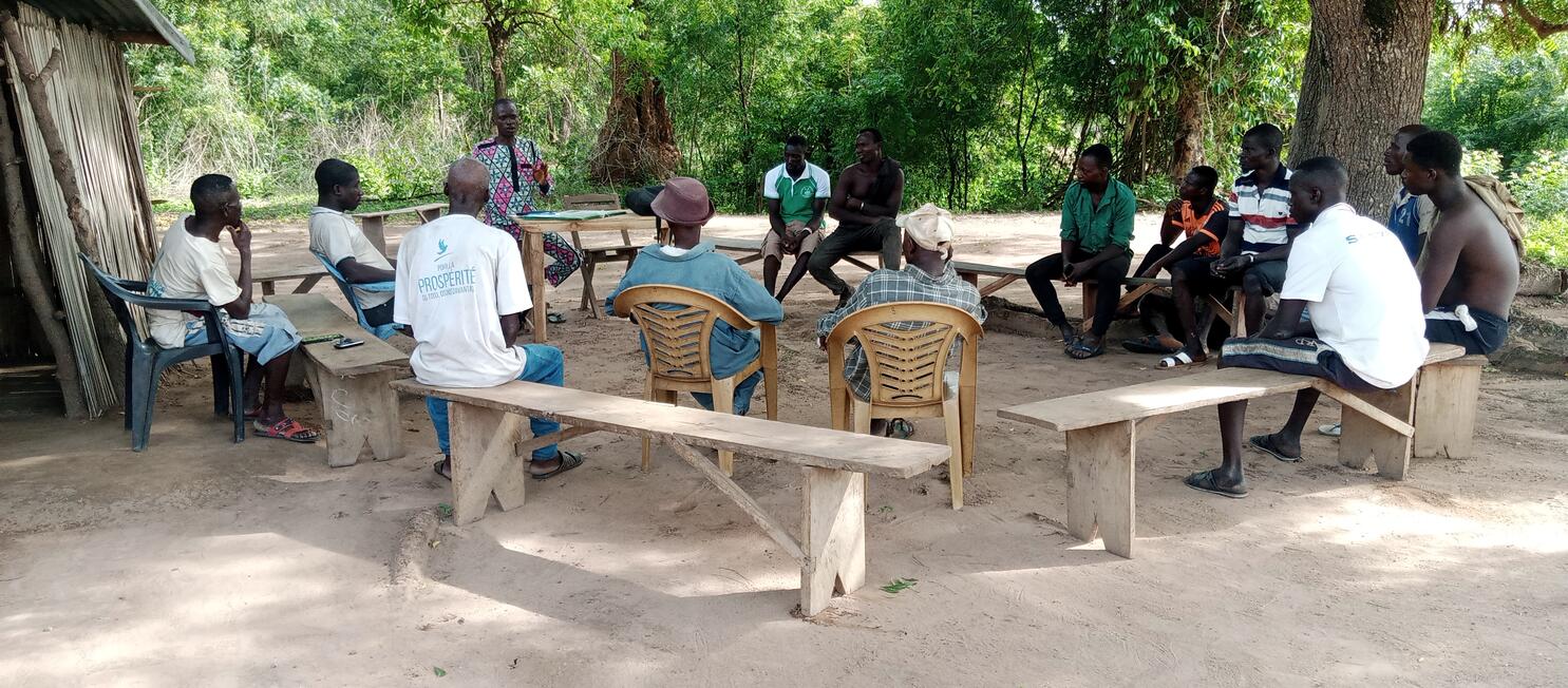 Testing à Tangbala, un village du Togo